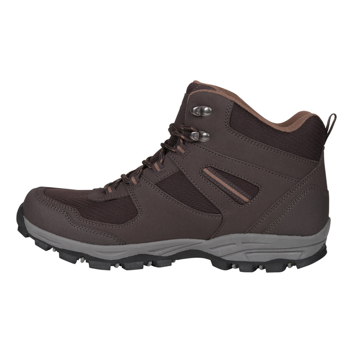 Dark Brown - Lifestyle - Mountain Warehouse Mens Mcleod Wide Walking Boots