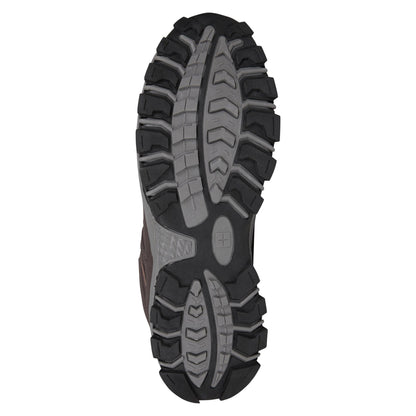 Dark Brown - Pack Shot - Mountain Warehouse Mens Mcleod Wide Walking Boots