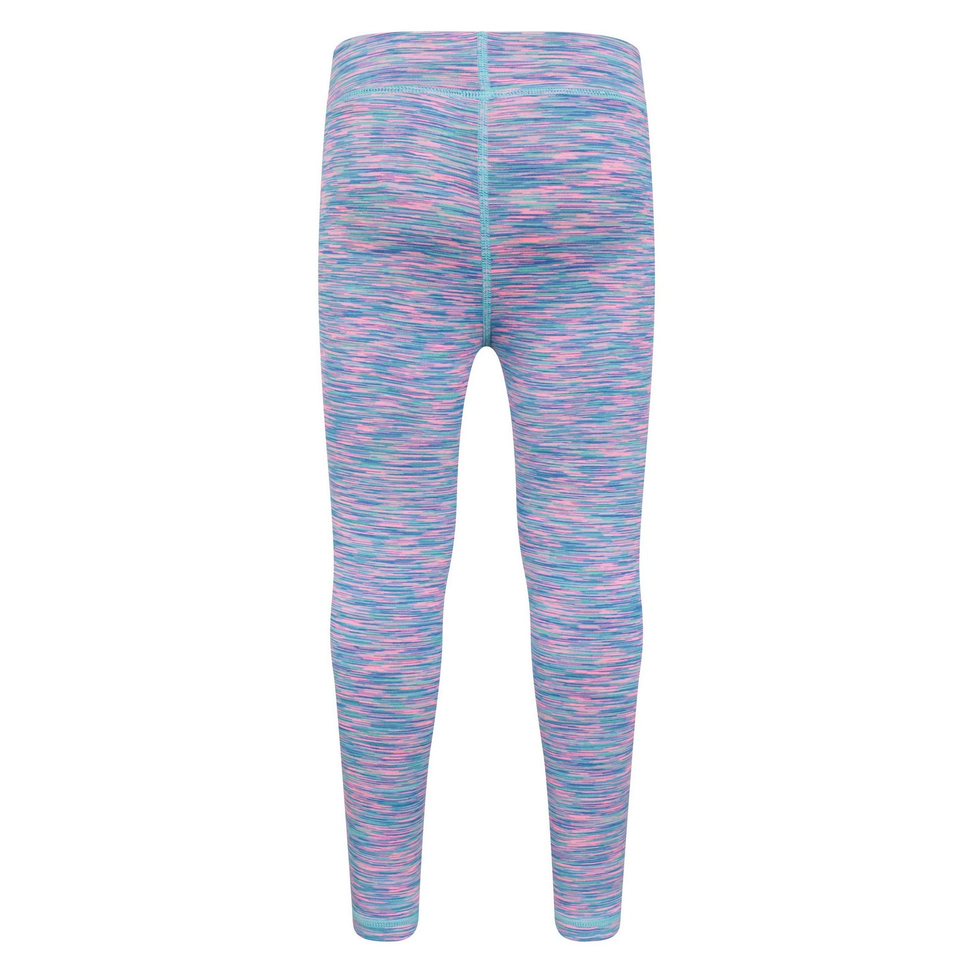Blue - Back - Mountain Warehouse Girls Kayleigh II Space Dye Leggings