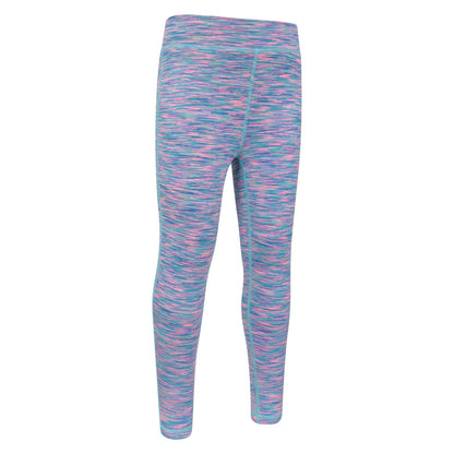 Blue - Lifestyle - Mountain Warehouse Girls Kayleigh II Space Dye Leggings