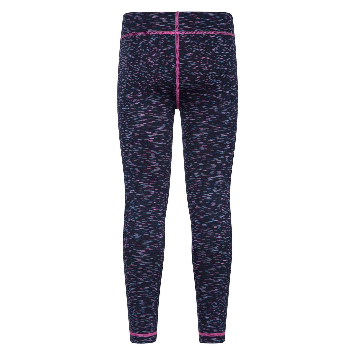 Indigo - Back - Mountain Warehouse Girls Kayleigh II Space Dye Leggings