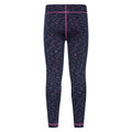 Indigo - Back - Mountain Warehouse Girls Kayleigh II Space Dye Leggings