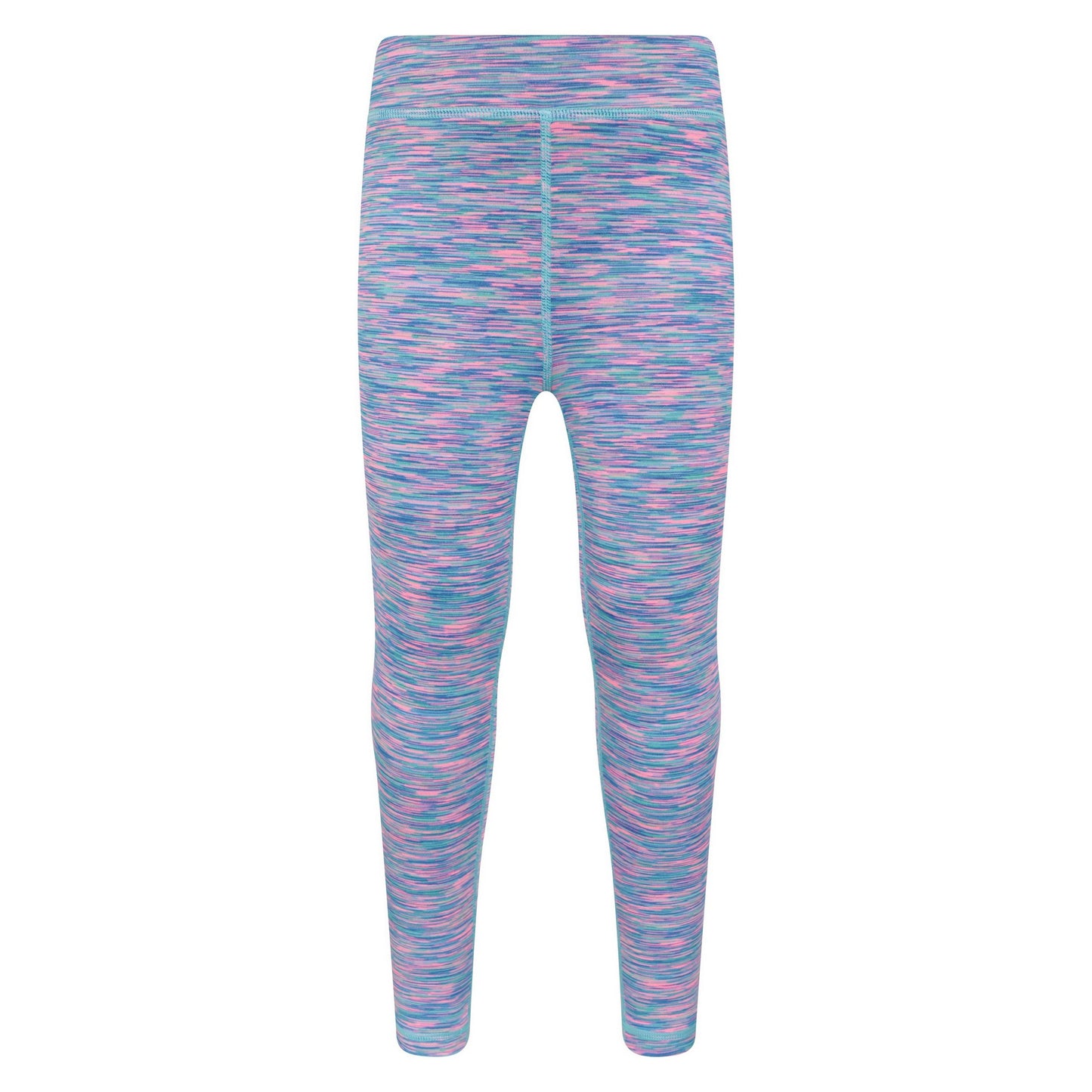 Blue - Front - Mountain Warehouse Girls Kayleigh II Space Dye Leggings