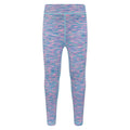 Blue - Front - Mountain Warehouse Girls Kayleigh II Space Dye Leggings