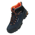 Blue - Front - Mountain Warehouse Childrens-Kids Softshell Walking Boots