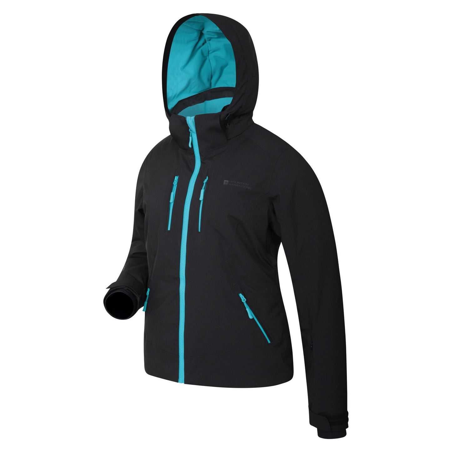 Carbon - Back - Mountain Warehouse Womens-Ladies Slopestyle Extreme Slim Ski Jacket