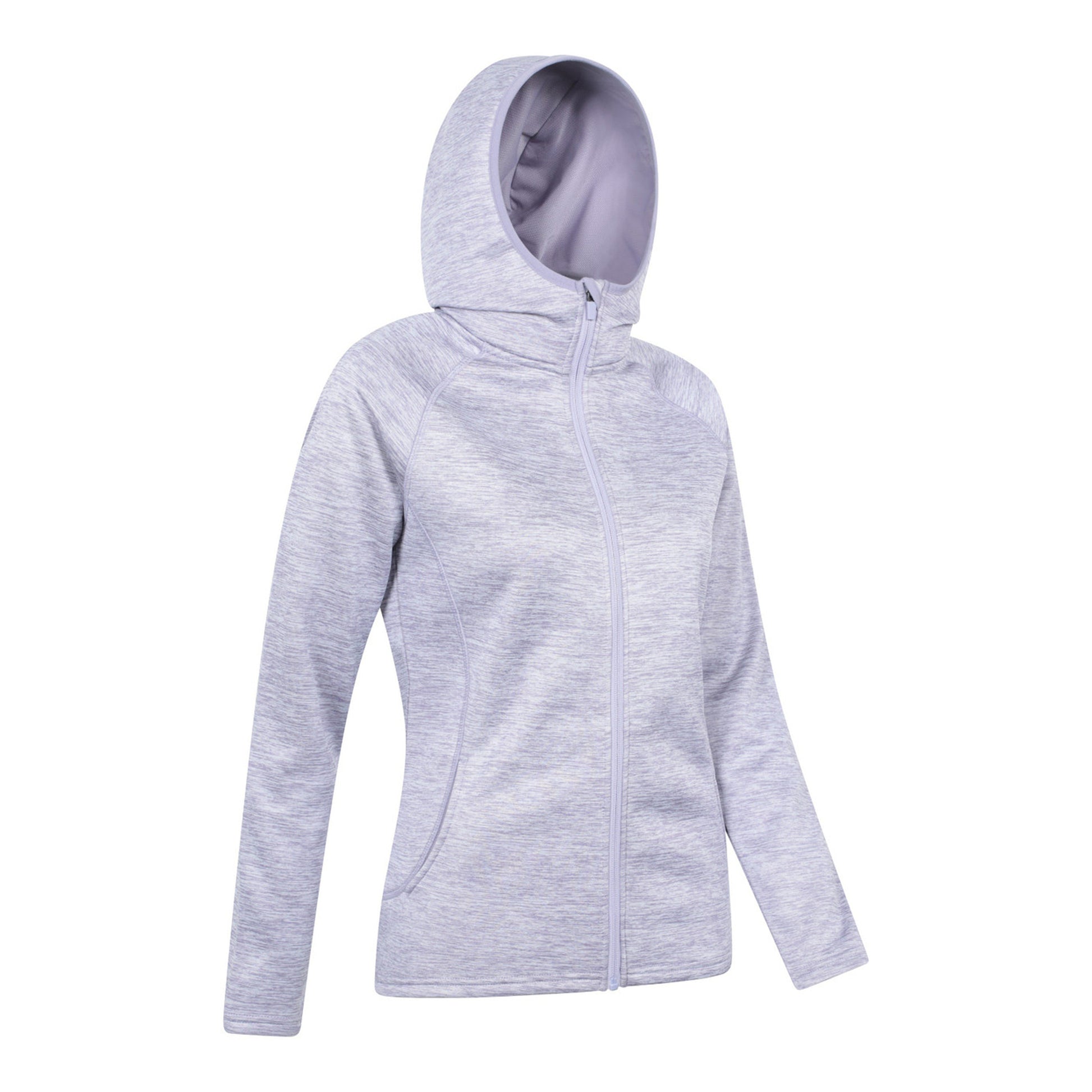 Purple - Side - Mountain Warehouse Womens-Ladies Dynamic Chakra IsoCool Hoodie