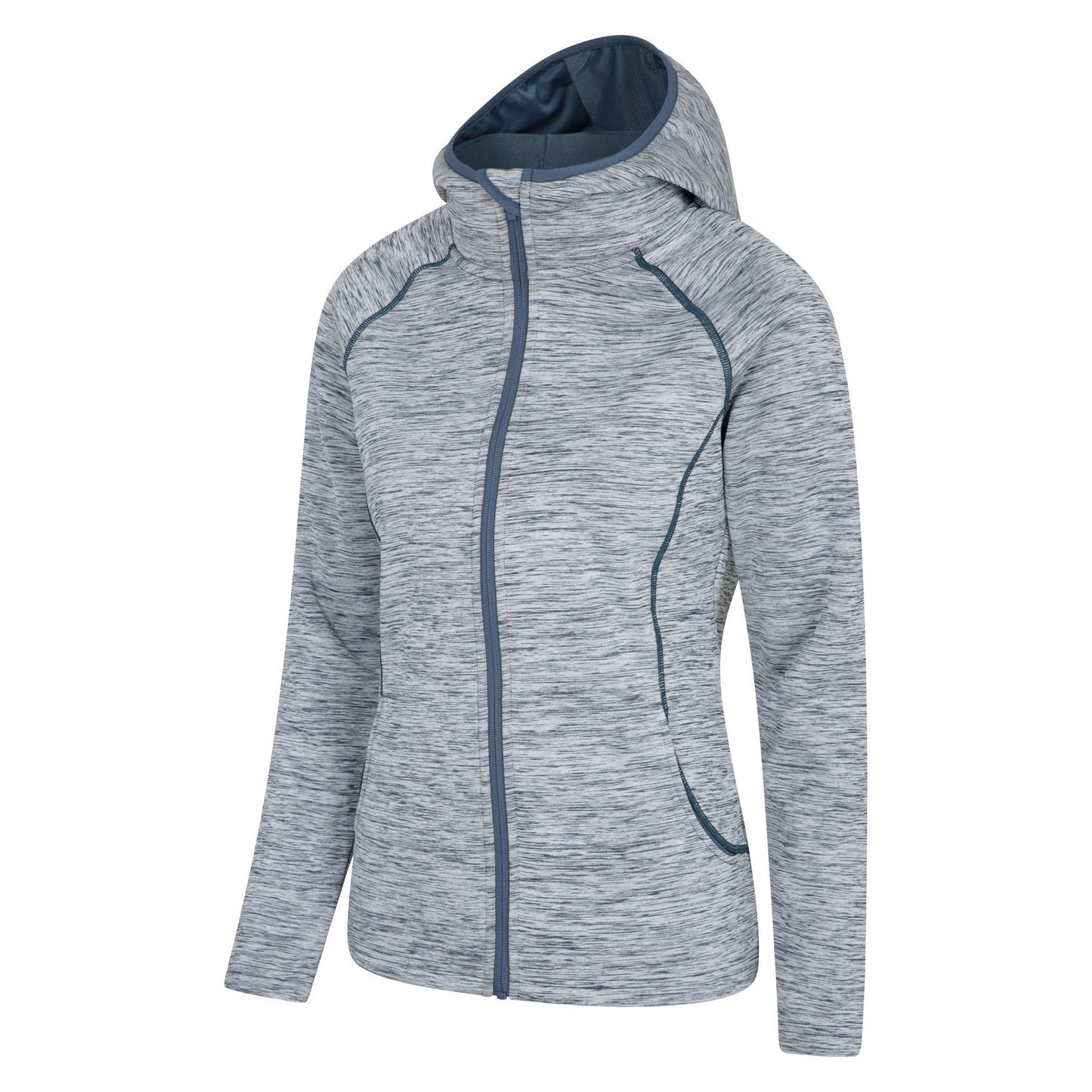 Petrol - Side - Mountain Warehouse Womens-Ladies Dynamic Chakra IsoCool Hoodie