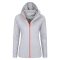 Grey - Pack Shot - Mountain Warehouse Womens-Ladies Dynamic Chakra IsoCool Hoodie