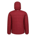Dark Red - Back - Mountain Warehouse Mens Henry II Extreme Down Filled Padded Jacket