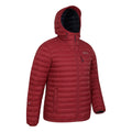 Dark Red - Lifestyle - Mountain Warehouse Mens Henry II Extreme Down Filled Padded Jacket