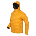 Mustard - Pack Shot - Mountain Warehouse Mens Henry II Extreme Down Filled Padded Jacket