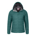 Bright Green - Lifestyle - Mountain Warehouse Mens Henry II Extreme Down Filled Padded Jacket