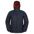 Navy - Front - Mountain Warehouse Mens Henry II Extreme Down Filled Padded Jacket