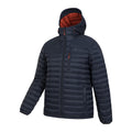 Navy - Front - Mountain Warehouse Mens Henry II Extreme Down Filled Padded Jacket