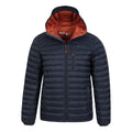 Navy - Back - Mountain Warehouse Mens Henry II Extreme Down Filled Padded Jacket