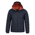 Navy - Pack Shot - Mountain Warehouse Mens Henry II Extreme Down Filled Padded Jacket