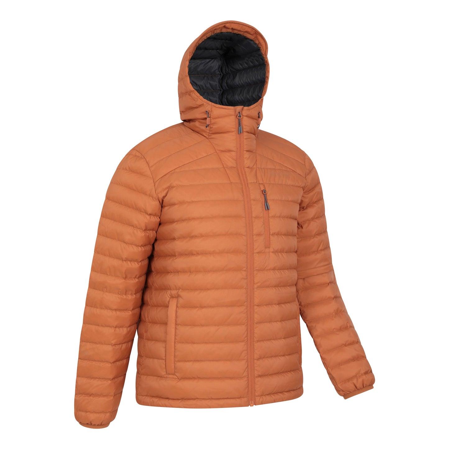 Rust - Side - Mountain Warehouse Mens Henry II Extreme Down Filled Padded Jacket