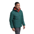 Bright Green - Close up - Mountain Warehouse Mens Henry II Extreme Down Filled Padded Jacket