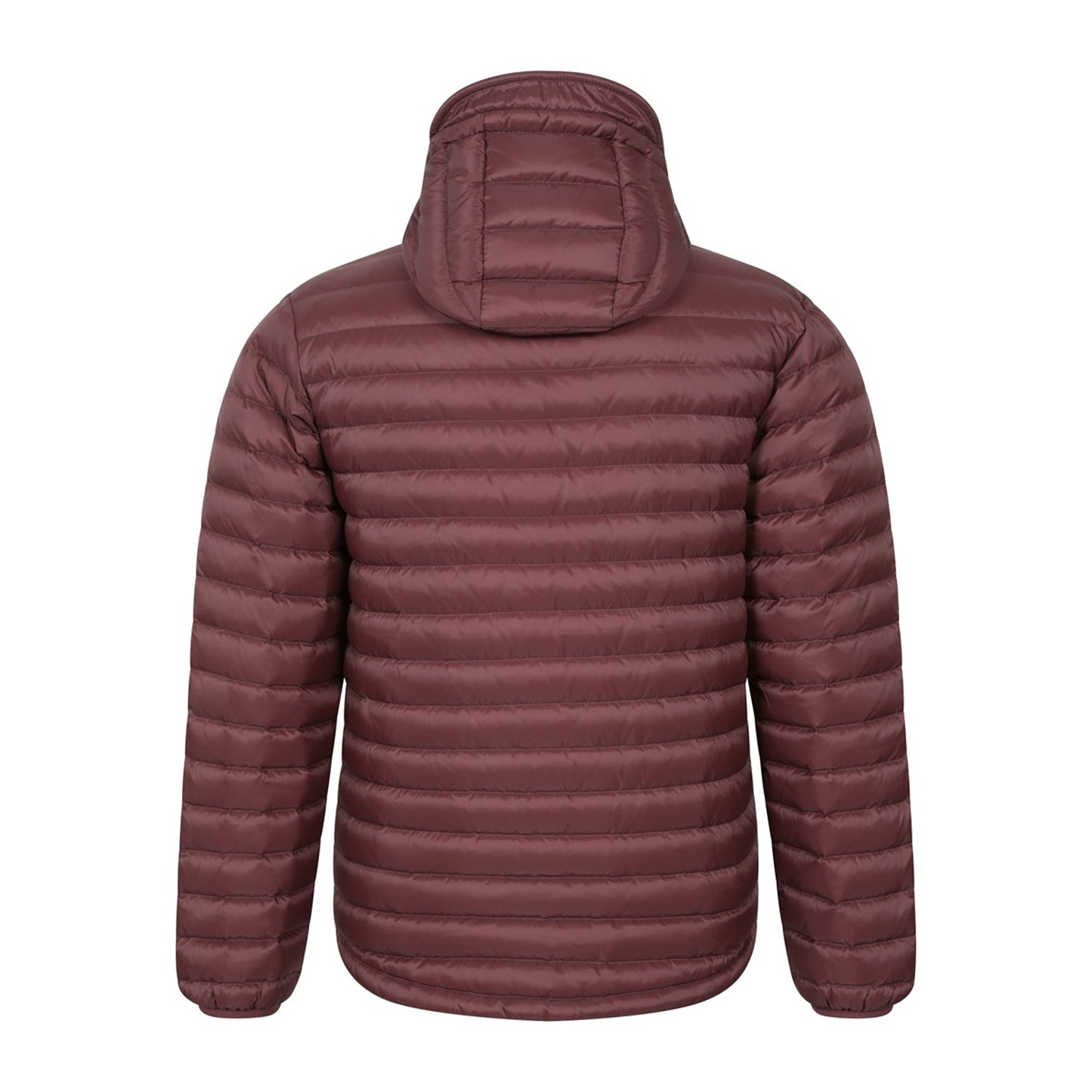 Burgundy - Side - Mountain Warehouse Mens Henry II Extreme Down Filled Padded Jacket
