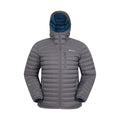 Charcoal - Front - Mountain Warehouse Mens Henry II Extreme Down Filled Padded Jacket