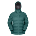 Bright Green - Front - Mountain Warehouse Mens Henry II Extreme Down Filled Padded Jacket