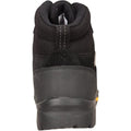 Black - Side - Mountain Warehouse Childrens-Kids Edinburgh Waterproof Suede Walking Boots