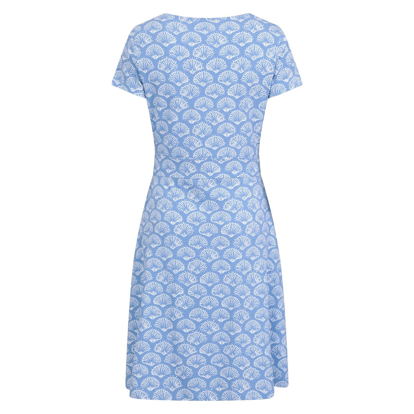 Light Blue - Back - Mountain Warehouse Womens-Ladies Orchid Seashells UV Protection Midi Dress