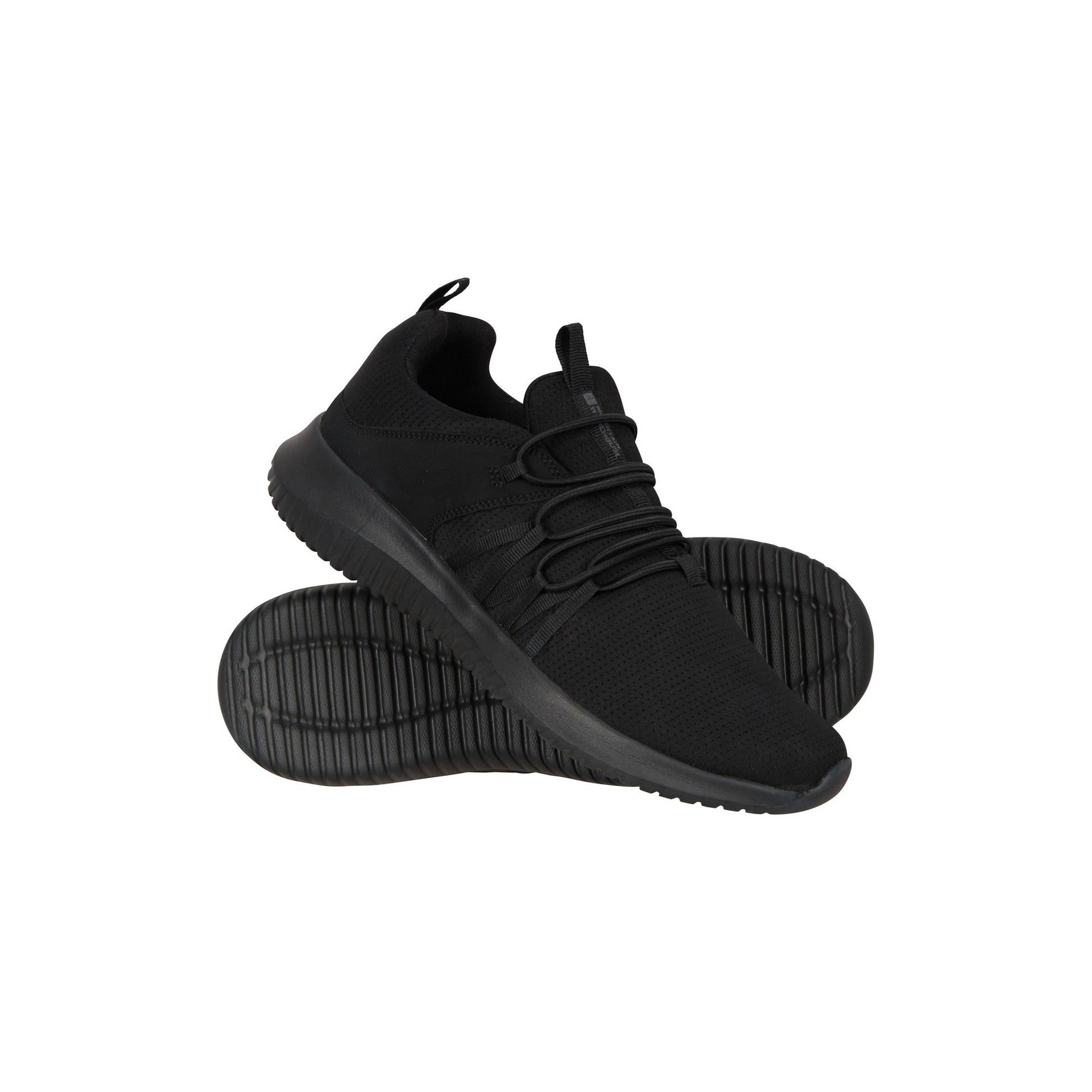Black - Close up - Mountain Warehouse Womens-Ladies Swift Lightweight Active Trainers
