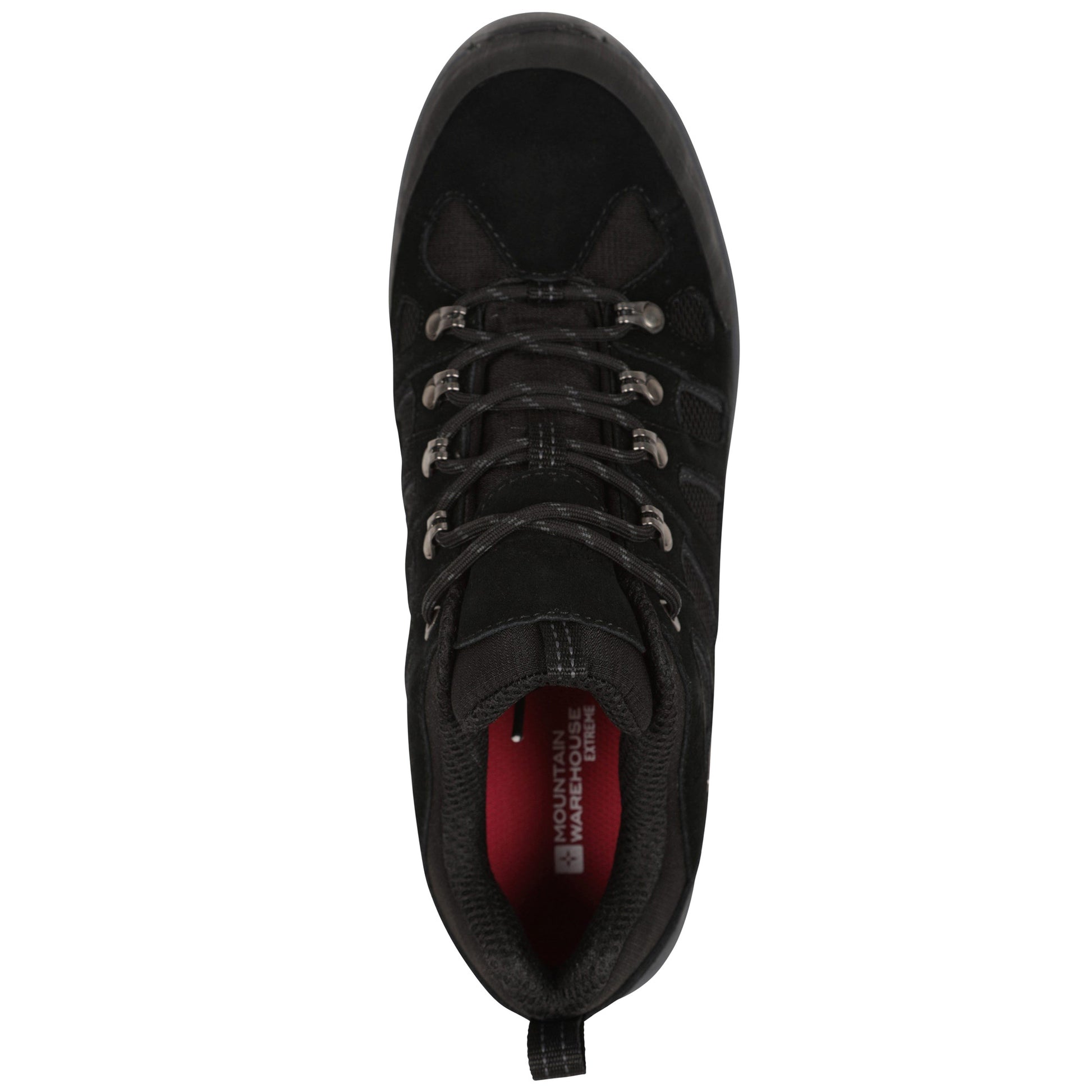 Jet Black - Side - Mountain Warehouse Mens Vertex Extreme Vibram Walking Shoes