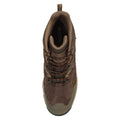 Brown - Pack Shot - Mountain Warehouse Mens Rapid Suede Hiking Boots