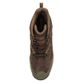 Brown - Side - Mountain Warehouse Mens Rapid Suede Hiking Boots