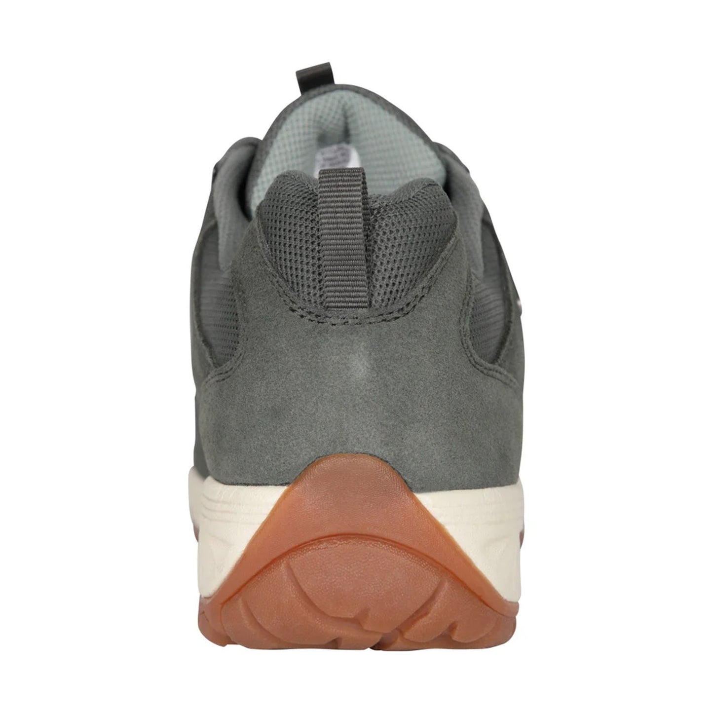 Khaki Green - Back - Mountain Warehouse Womens-Ladies Direction II Suede Wide Walking Shoes
