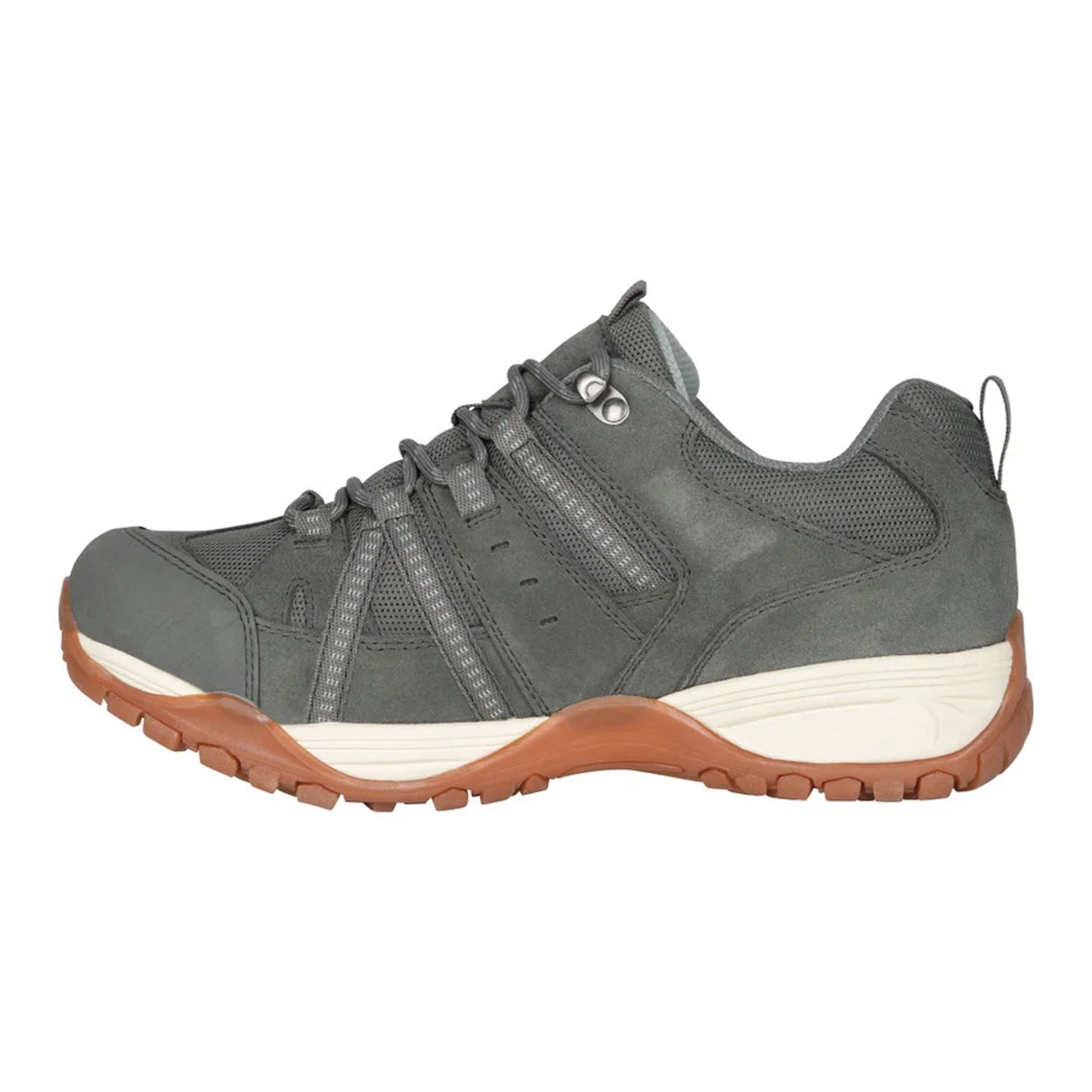 Khaki Green - Lifestyle - Mountain Warehouse Womens-Ladies Direction II Suede Wide Walking Shoes