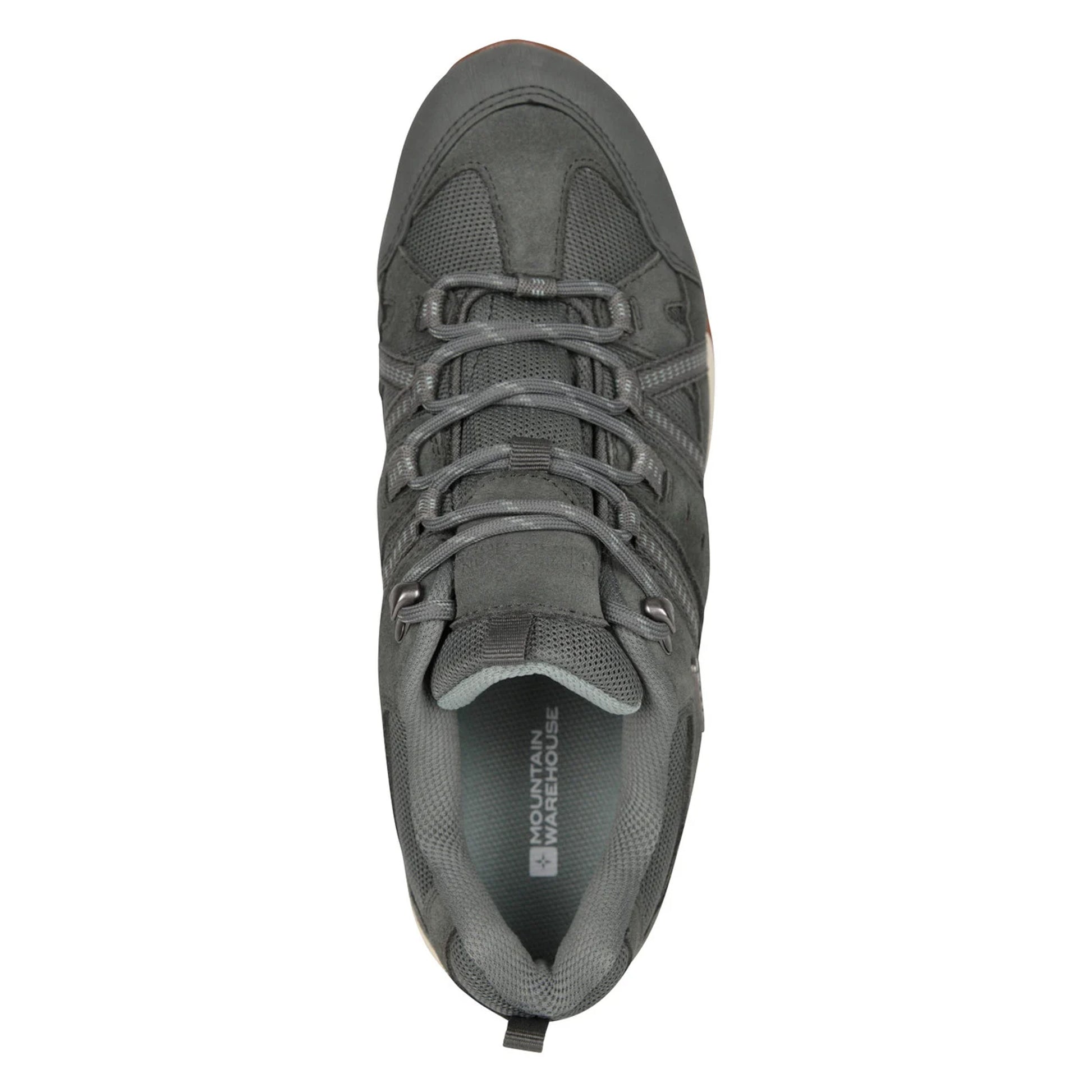 Khaki Green - Pack Shot - Mountain Warehouse Womens-Ladies Direction II Suede Wide Walking Shoes