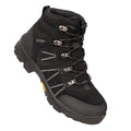 Black - Front - Mountain Warehouse Childrens-Kids Edinburgh Waterproof Suede Walking Boots
