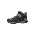 Blue - Pack Shot - Mountain Warehouse Womens-Ladies Rockies Extreme Suede Walking Boots