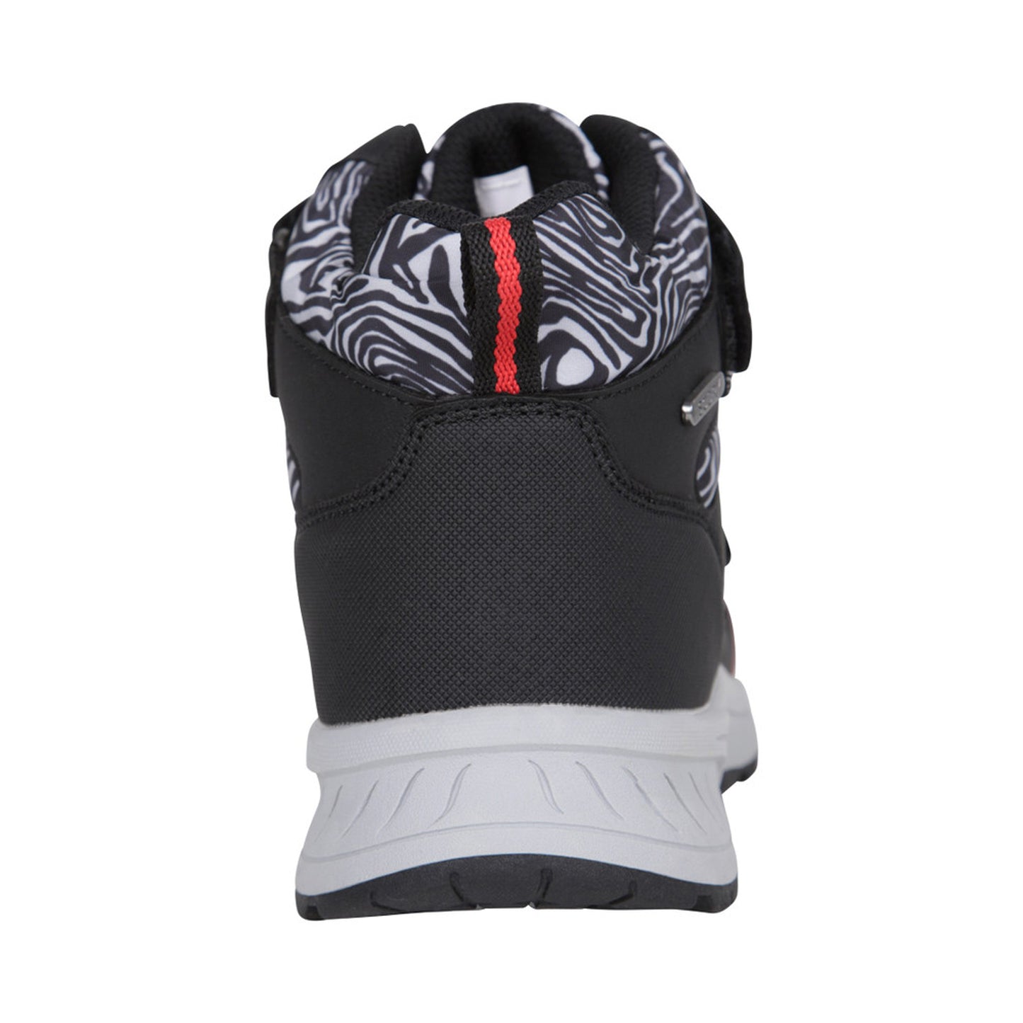 Monochrome - Back - Mountain Warehouse Childrens-Kids Jupiter Adaptive Leopard Print Walking Boots