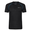 Black - Front - Mountain Warehouse Mens Aero II Short-Sleeved T-Shirt