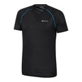 Black - Back - Mountain Warehouse Mens Aero II Short-Sleeved T-Shirt