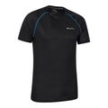 Black - Side - Mountain Warehouse Mens Aero II Short-Sleeved T-Shirt