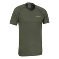 Khaki Green - Back - Mountain Warehouse Mens Aero II Short-Sleeved T-Shirt
