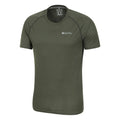 Khaki Green - Back - Mountain Warehouse Mens Aero II Short-Sleeved T-Shirt