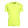 Bright Yellow - Front - Mountain Warehouse Mens Aero II Short-Sleeved T-Shirt