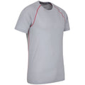 Light Grey - Side - Mountain Warehouse Mens Aero II Short-Sleeved T-Shirt