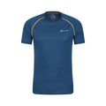 Navy - Front - Mountain Warehouse Mens Aero II Short-Sleeved T-Shirt