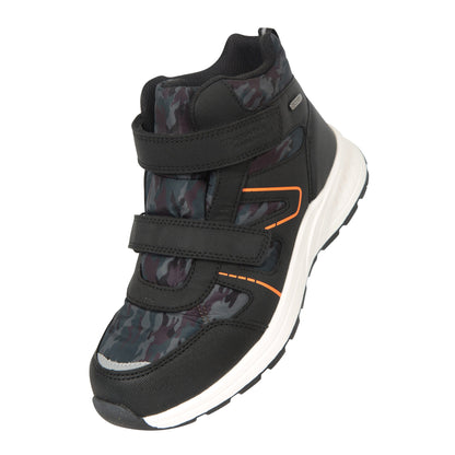Black-Green - Front - Mountain Warehouse Childrens-Kids Jupiter Adaptive Waterproof Walking Boots