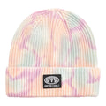 Pink-Blue - Front - Animal Childrens-Kids Cameron Tie Dye Recycled Beanie
