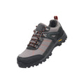 Dark Grey - Front - Mountain Warehouse Mens Storm Suede IsoGrip Walking Shoes