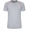 Light Grey - Front - Mountain Warehouse Mens Aero II Short-Sleeved T-Shirt